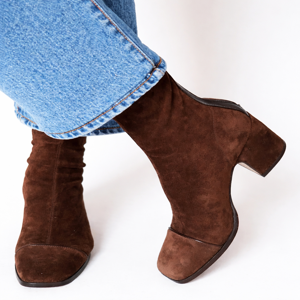 Ava | Botines de tacón ancho elegantes