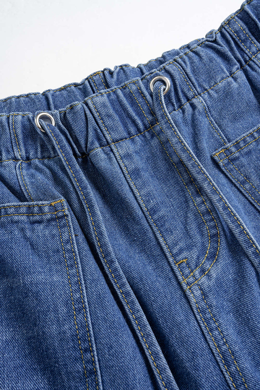 Alma | Jeans de Pierna Ancha con Cintura Ajustable