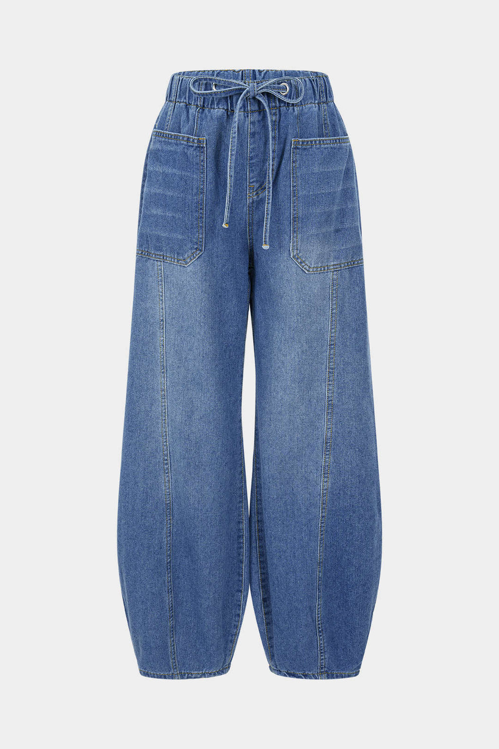 Alma | Jeans de Pierna Ancha con Cintura Ajustable