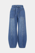 Alma | Jeans de Pierna Ancha con Cintura Ajustable