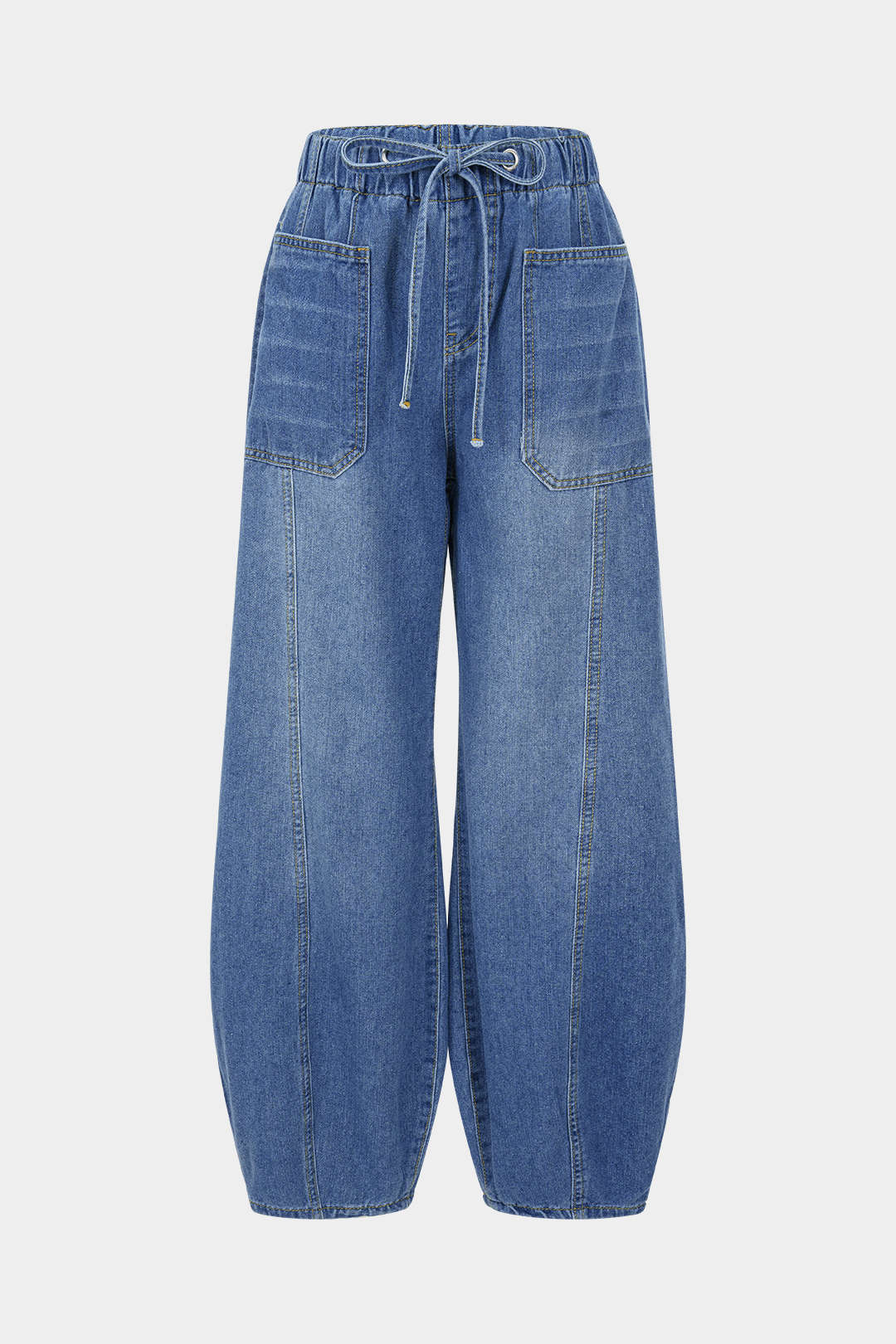 Alma | Jeans de Pierna Ancha con Cintura Ajustable