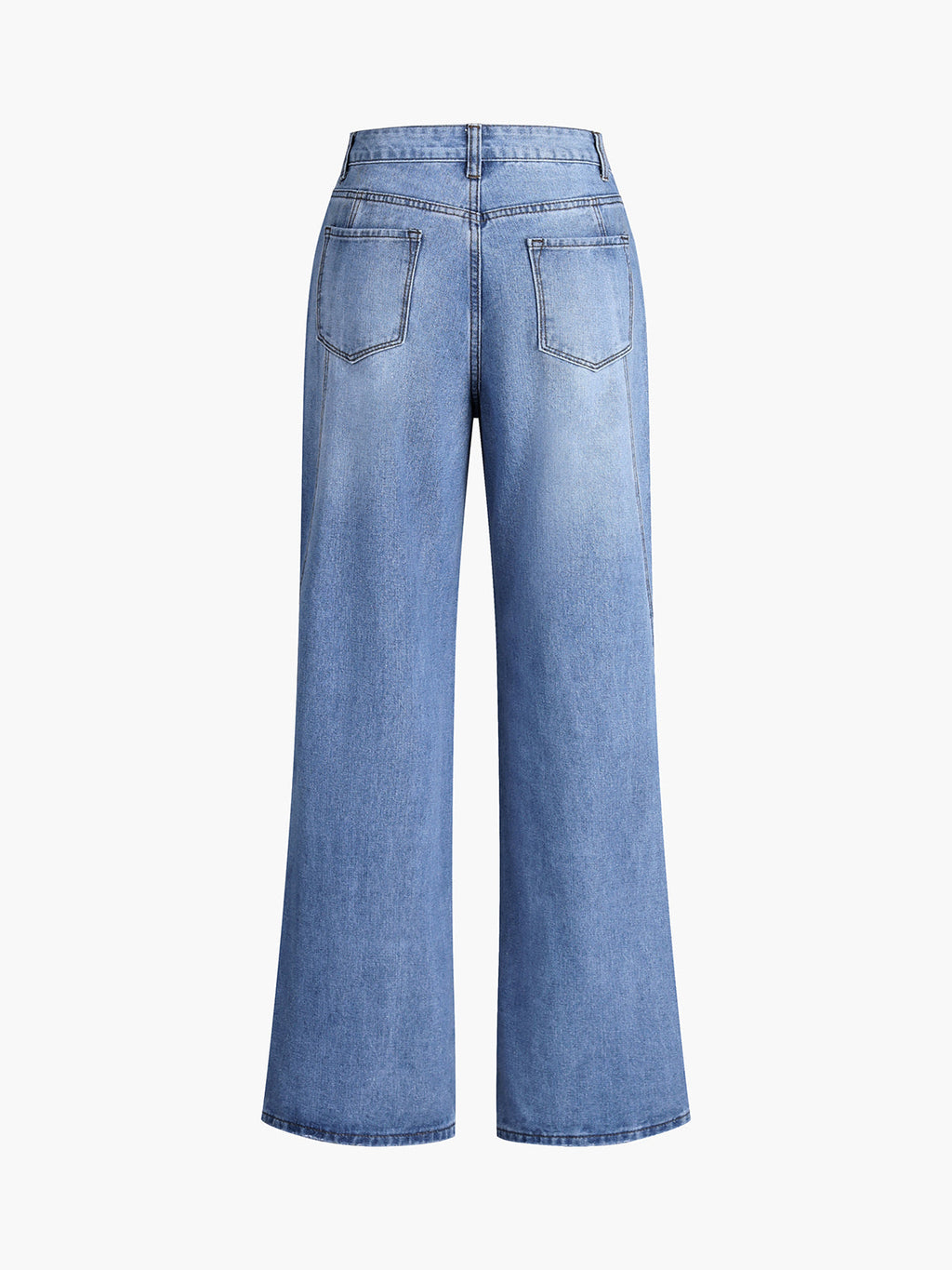 Valeria | Jeans Rectos  de Tiro Medio y Corte Relajado
