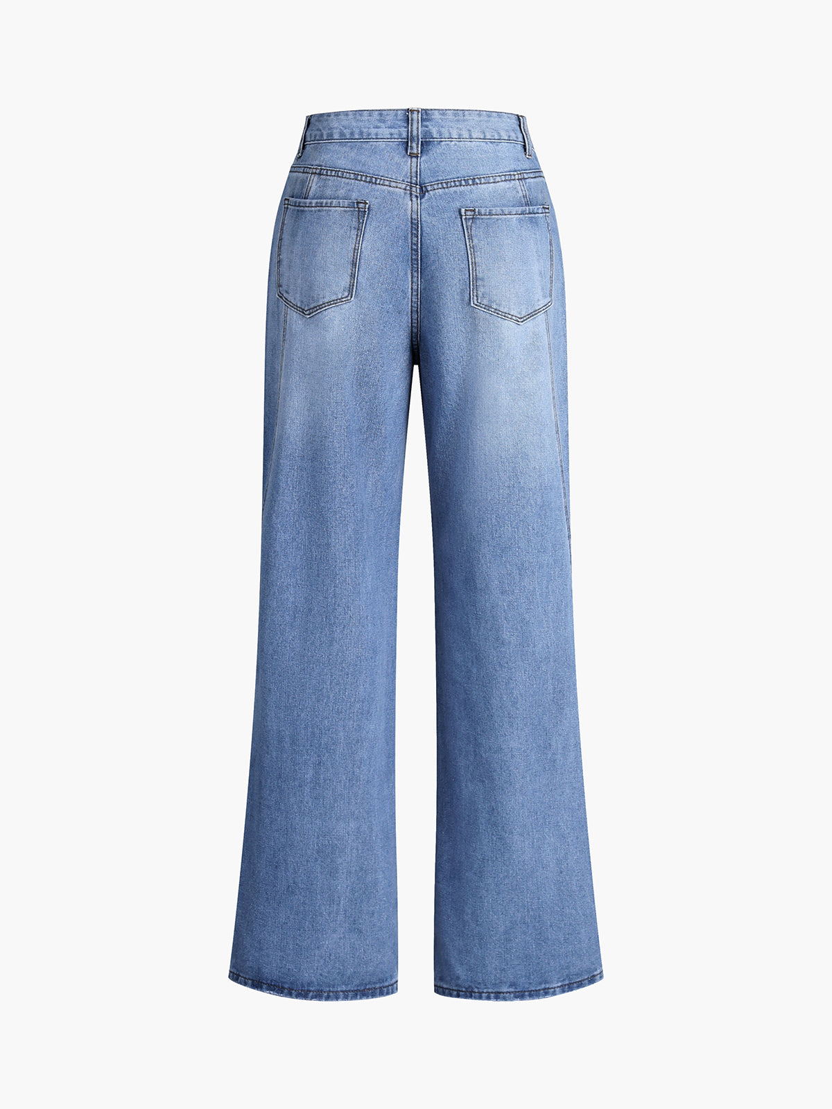 Valeria | Jeans Rectos  de Tiro Medio y Corte Relajado