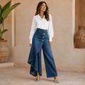 Mara  Pantalón vaquero asimétrico
