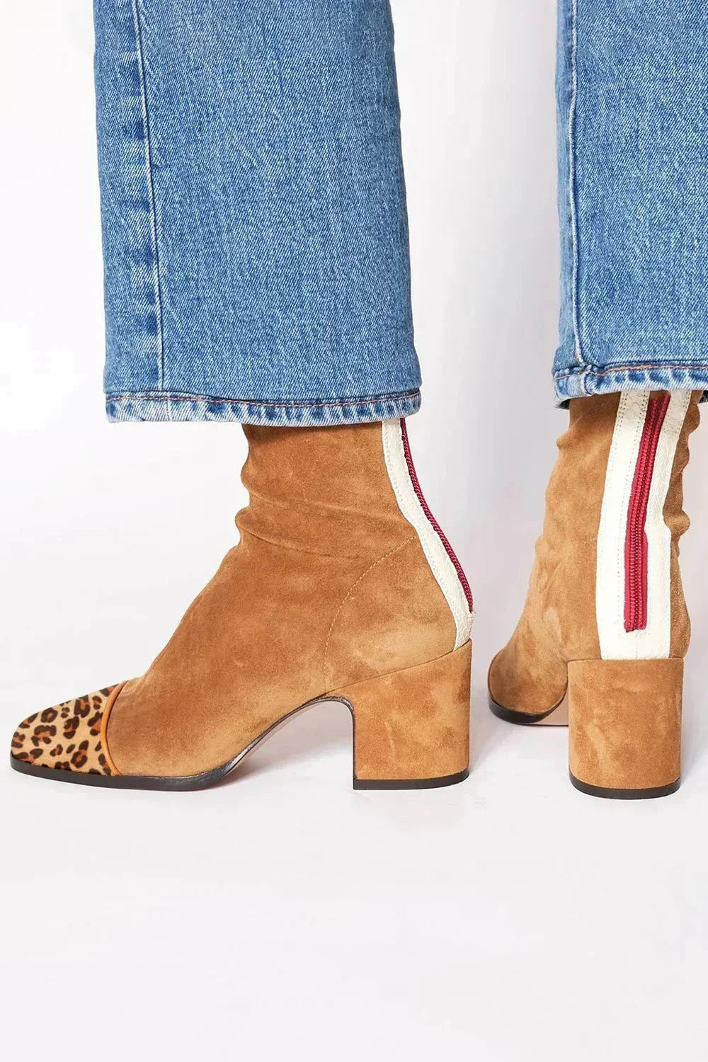 Ava | Botines de tacón ancho elegantes