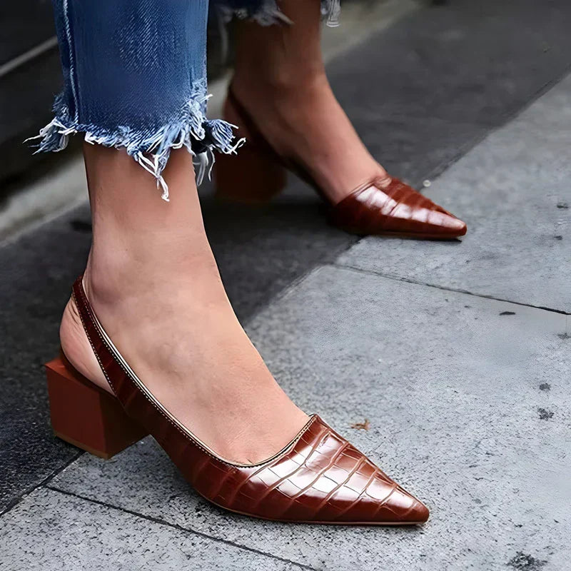 Alma | Zapato de tacón bajo elegante