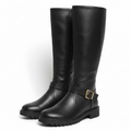 Lucía | Botas altas elegantes con hebilla