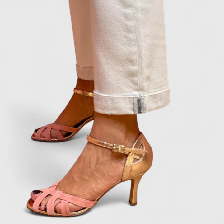 Amelia | Sandalias Elegantes de Tacón Cómodo
