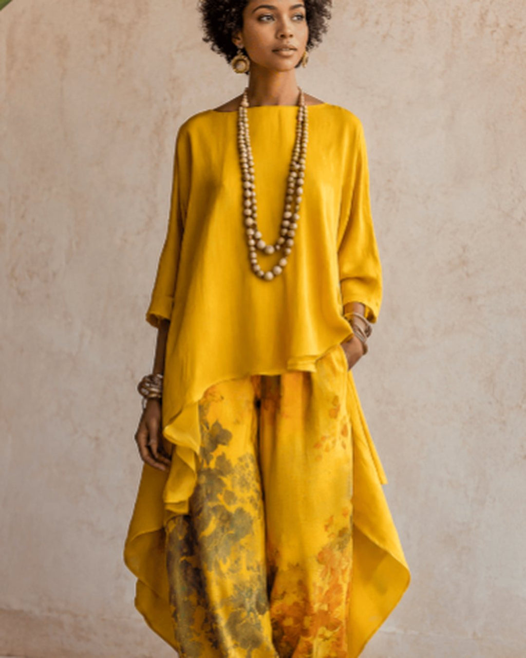 Carolina Vega Amarillo | Conjunto Floral
