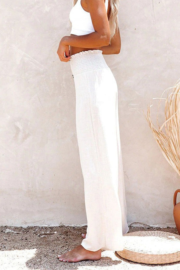 Lucía | Pantalón Palazzo de Lino