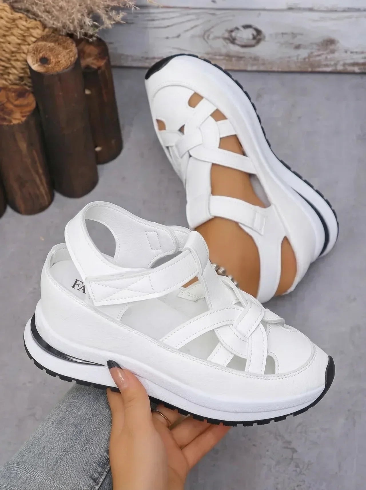 Valeria | Sandalias Cómodas de Cuña
