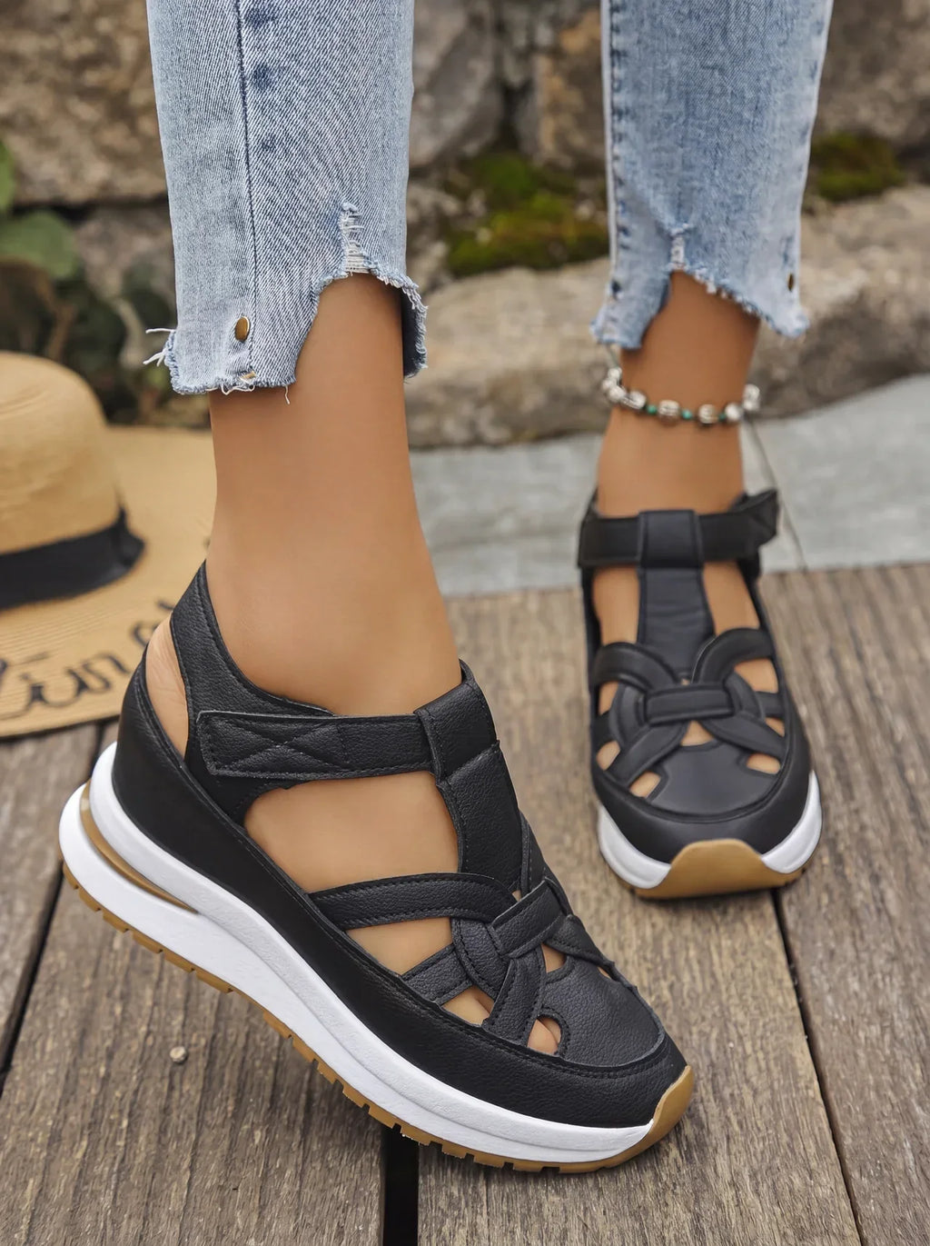 Valeria | Sandalias Cómodas de Cuña