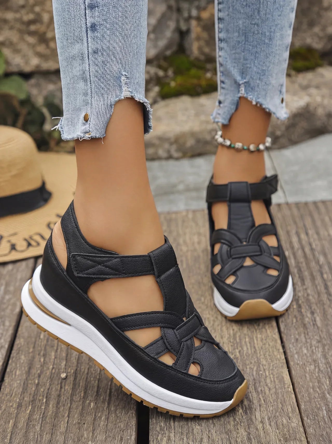 Valeria | Sandalias Cómodas de Cuña