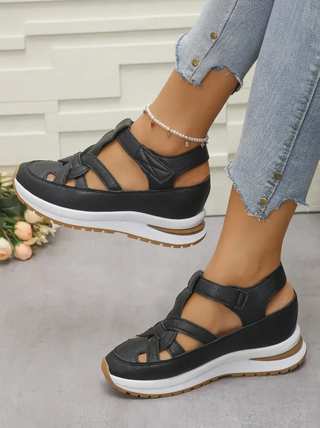 Valeria | Sandalias Cómodas de Cuña