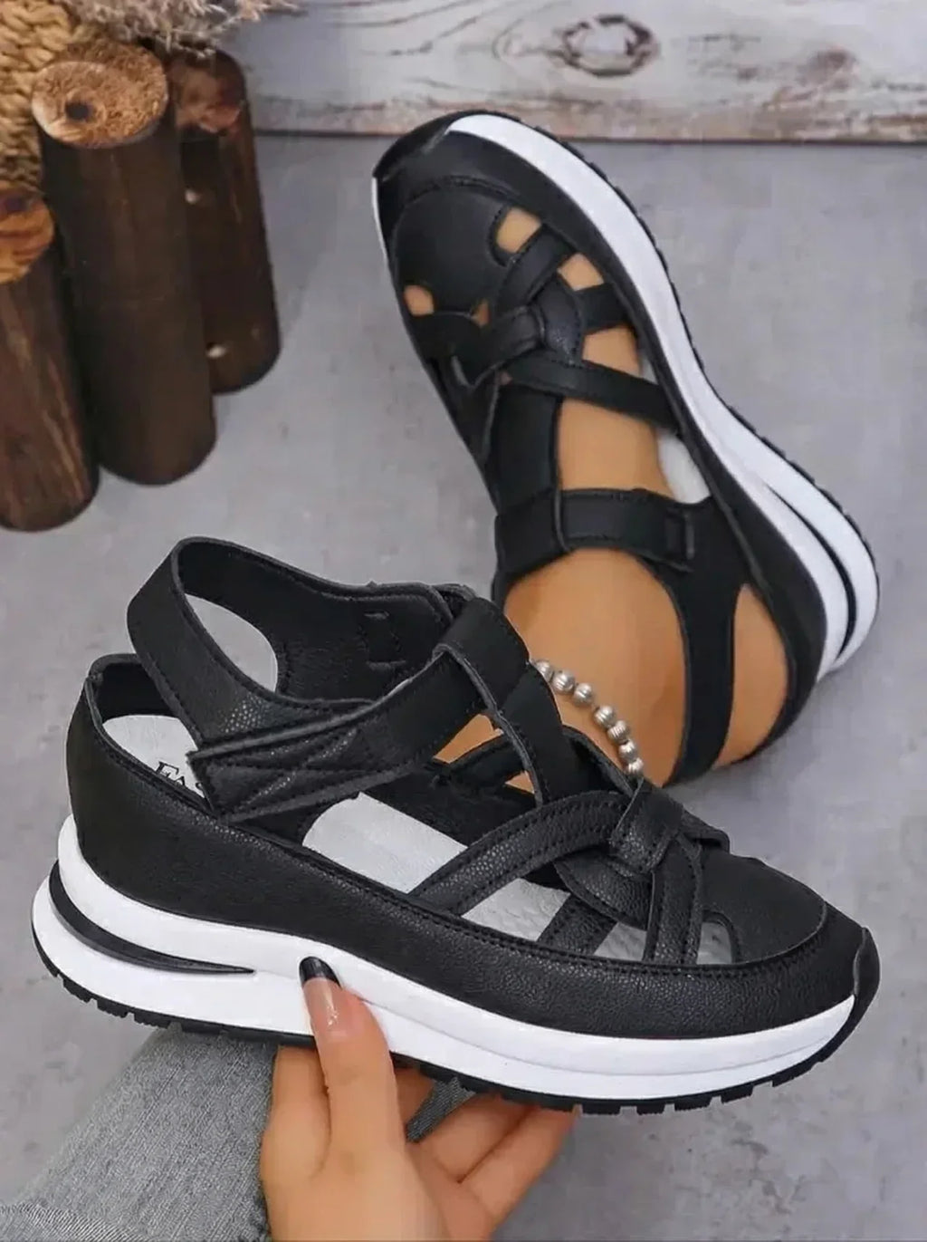 Valeria | Sandalias Cómodas de Cuña