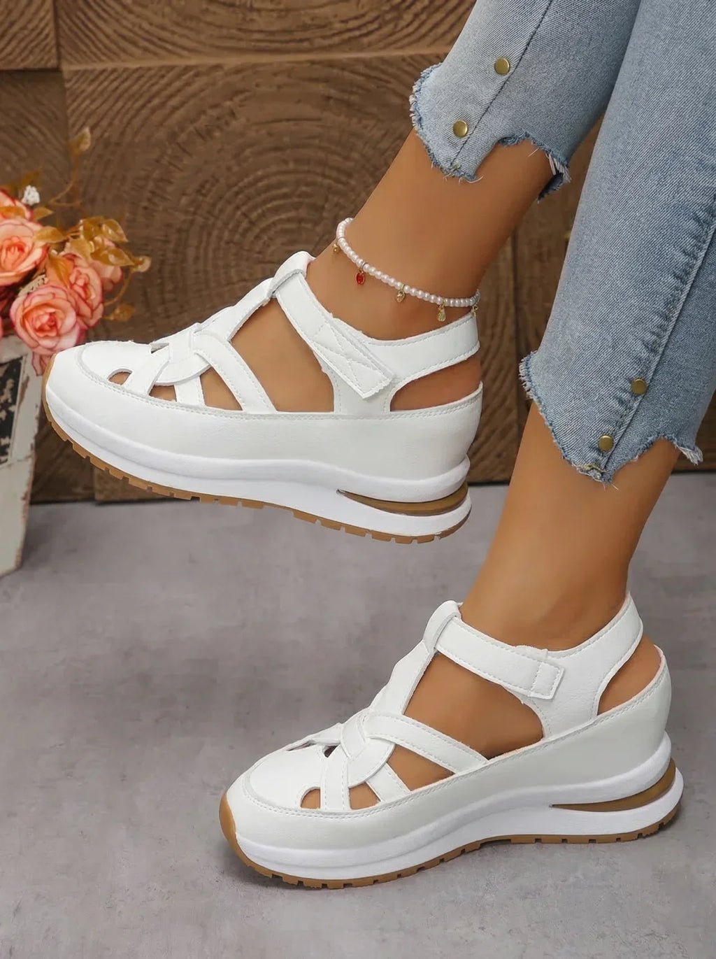 Valeria | Sandalias Cómodas de Cuña