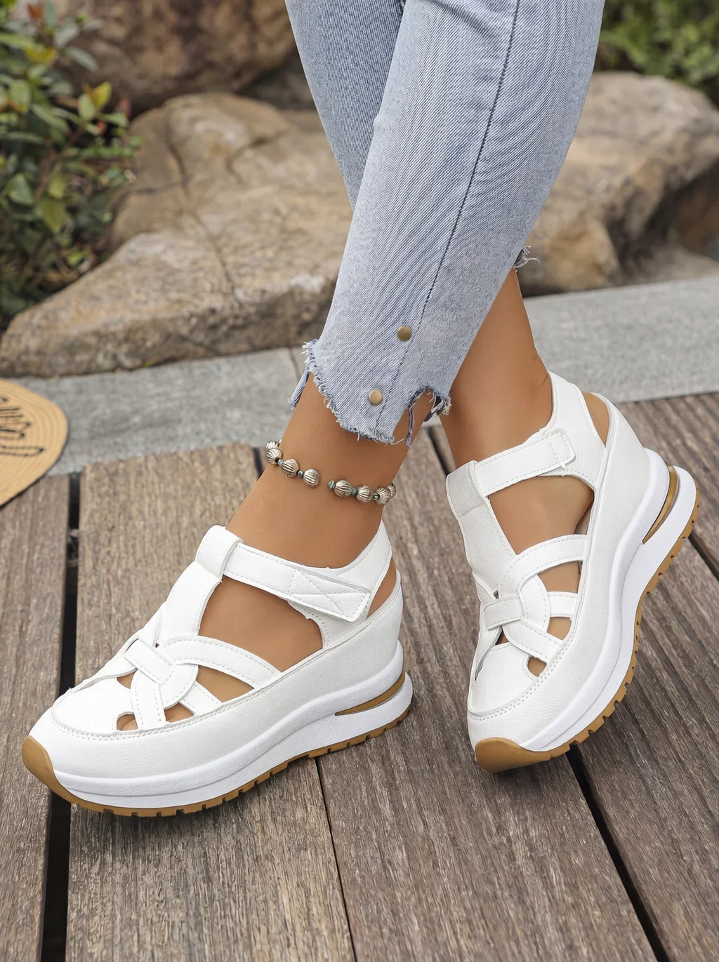 Valeria | Sandalias Cómodas de Cuña