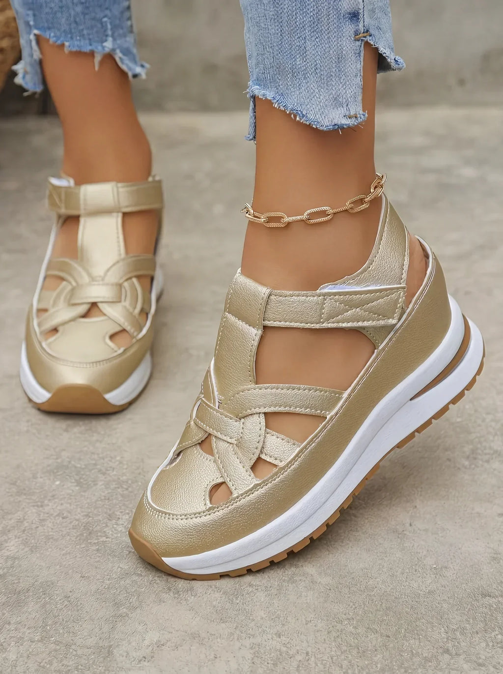 Valeria | Sandalias Cómodas de Cuña