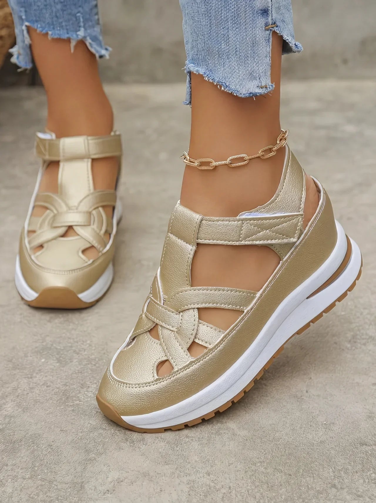 Valeria | Sandalias Cómodas de Cuña