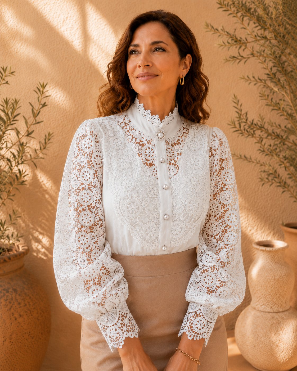 Isabel | Blusa Elegante de Encaje