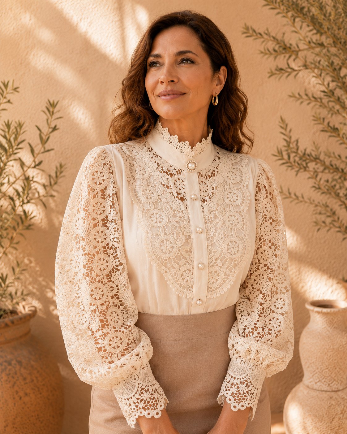 Isabel | Blusa Elegante de Encaje