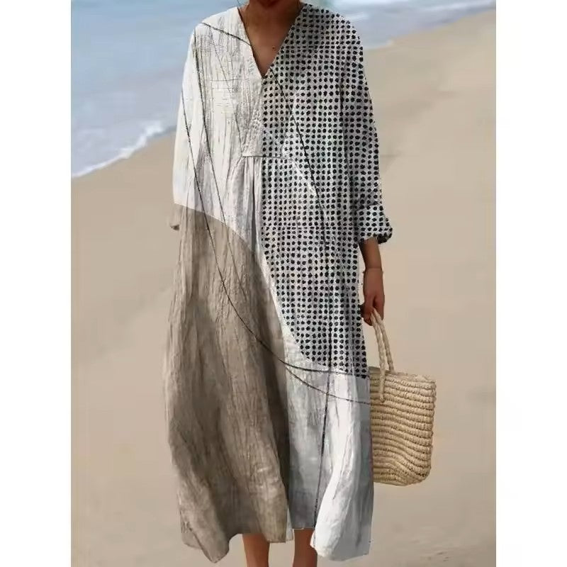 Camila | Vestido Patchwork Ligero