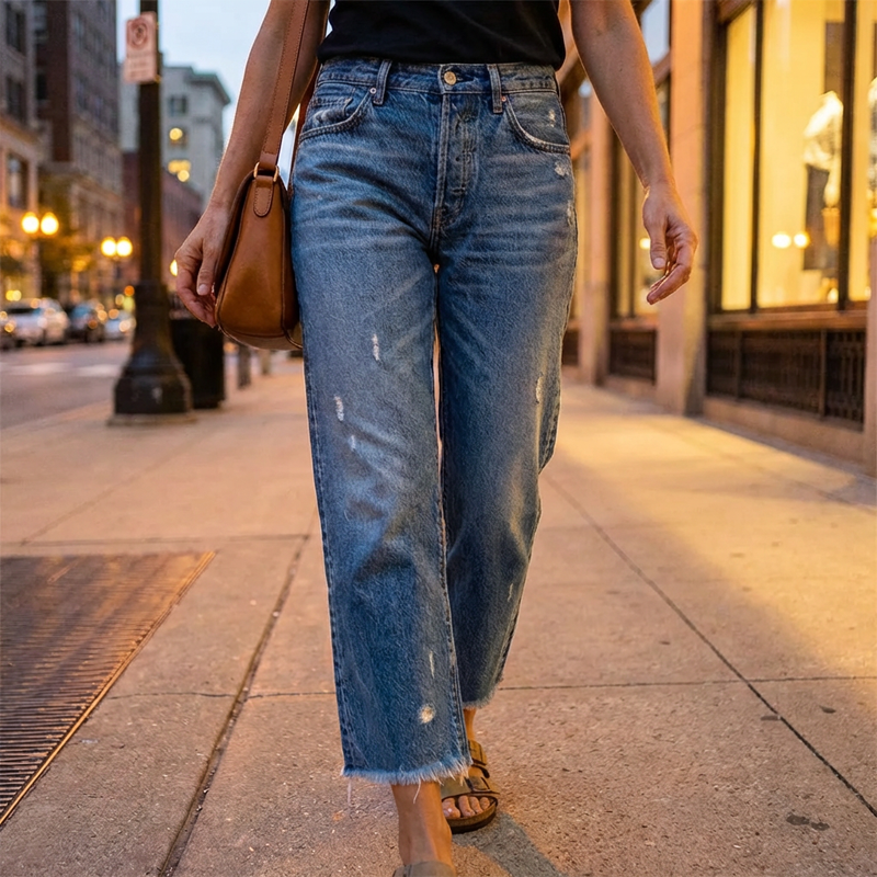 Jeans Cropped Vintage