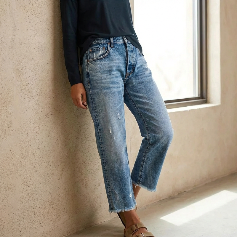 Jeans Cropped Vintage