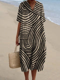 Vera | Vestido Midi de Rayas