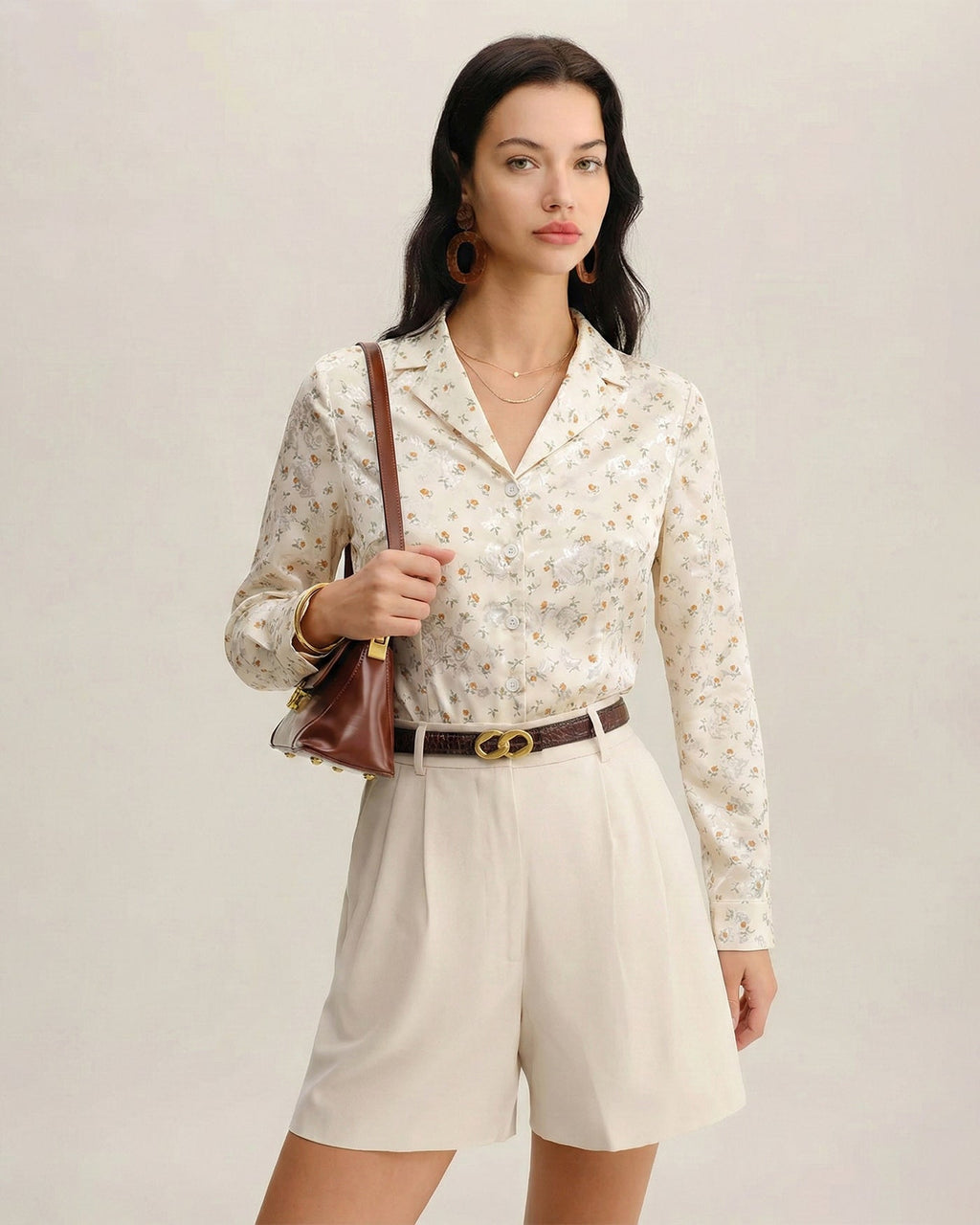 Sofía | Blusa Floral de Manga Larga